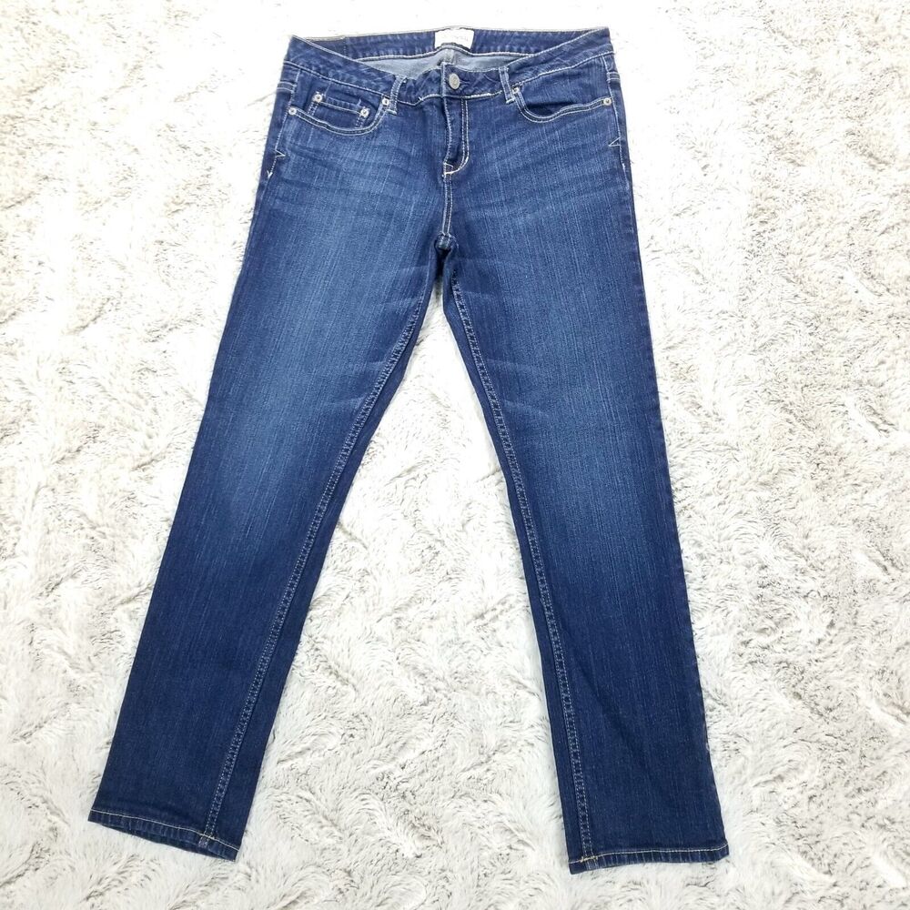 Aeropostale Jeans Womens Sz 13/14 Blue Bayla Skinny Dark Wash‎ Denim